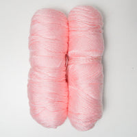 Light Pink Acrylic Yarn - 2 Skeins