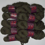 Dark Green Ella Rae Chunky Merino Superwash Wool Yarn - 9 Skeins