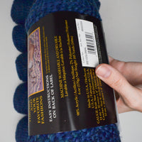 Dark Blue Lion Brand Homespun Acrylic Blend Yarn - 6 Skeins