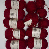 Dark Red Loops + Threads Woolzee Acrylic Blend Yarn - 8 Skeins + Extra