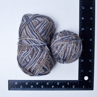 Gray + Brown Variegated Yarn - 2 Skeins