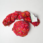 Red Variegated Hot Cotton Cotton Blend Yarn - 2 Skeins