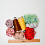 Colorful Textured + Novelty Yarn Bundle