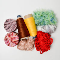 Colorful Textured + Novelty Yarn Bundle