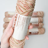 Light Brown Variegated Melrose Cravenella Wool Blend Yarn - 10 Skeins