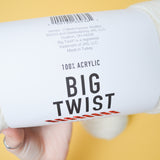 White Big Twist Acrylic Yarn - 2 Skeins