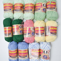 Bernat Handicrafter Cotton Yarn Bundle - 14 Skeins