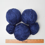 Dark Blue Acrylic Yarn - 5 Balls