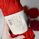 Red + Orange Halcyon Classic Wool Rug Yarn - 5 Skeins