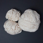 White Chunky Wool Yarn - 3 Balls