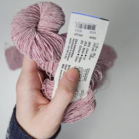 Light Mauve Berroco Mykonos Yarn + Project