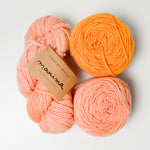 Coral + Orange Manos Del Uruguay Maxima Extrafine Merino Wool Yarn - 3 Balls