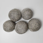 Light Gray Fingering Weight Wool Yarn - 5 Balls