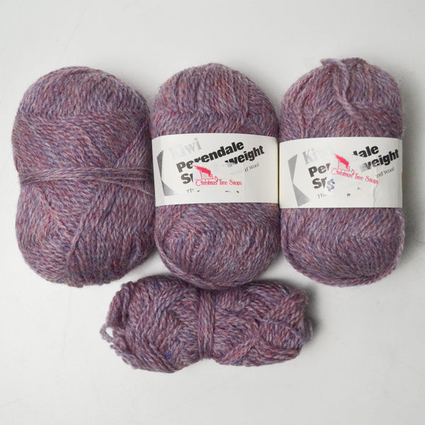 Lavender Heather Perendale Sport Weight Wool Yarn - 4 Skeins