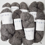 Gray Fuaran Cheviot + Zwartbles Wool Blend Yarn - 9 Skeins + Extra