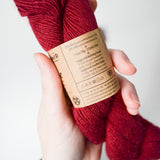 Red Araucania Nuble Wool + Silk Blend Yarn - 2 Skeins