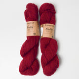 Red Araucania Nuble Wool + Silk Blend Yarn - 2 Skeins