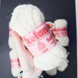 White Icelandic Soft Spun Wool Yarn - 10 Skeins