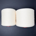 White Lace Weight Yarn - 2 Cones