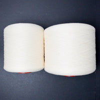 White Lace Weight Yarn - 2 Cones