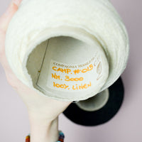 Black + White Linen and Hemp Yarn - 2 Cones
