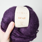 Dark Purple Rowan Kid Soft Yarn - 4 Balls