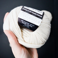 White Filatura Di Crosa Zara Merino Extrafine New Wool DK Yarn - 10 Balls
