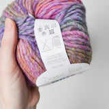 Colorful Variegated Debbie Bliss Riva Wool + Acrylic Blend Yarn - 4 Skeins