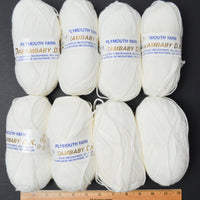 White Plymouth Yarn Dreambaby DK Acrylic Blend Yarn - 8 Skeins
