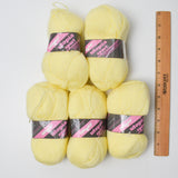 Light Yellow Utopia Sport Yarn - 5 Skeins