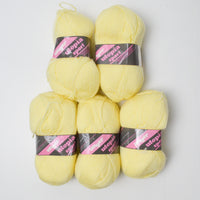 Light Yellow Utopia Sport Yarn - 5 Skeins