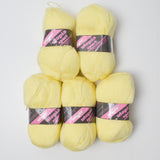 Light Yellow Utopia Sport Yarn - 5 Skeins