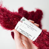 Burgundy Cherry Tree Hill Fun Fur Novelty Yarn - 6 Skeins