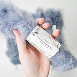 Blue-Gray Cherry Tree HIll Fun Fur Novelty Yarn - 8 Skeins