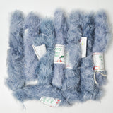 Blue-Gray Cherry Tree HIll Fun Fur Novelty Yarn - 8 Skeins