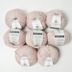 Dusty Pink Tahki Yarns Newport Cotton, Cellulose + Nylon Blend Plied Yarn - 8 Skeins