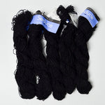 Black Berroco Seduce Rayon, Linen, Silk + Nylon Blend Cord Yarn - 5 Skeins