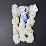 Off-White Berroco Seduce Rayon, Linen, Silk + Nylon Blend Cord Yarn - 3 Skeins
