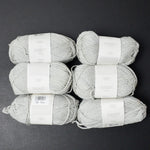 Light Gray Sandnes Garn Smart Superwash Wool Yarn - 6 Skeins