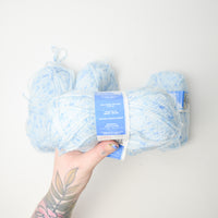 Light Blue Firenza Print Acrylic Yarn - 4 Skeins