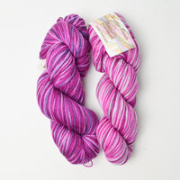 Pink + Purple Variegated Cascade Yarns Heritage Wool + Nylon Blend and Wool + Silk Blend Yarn - 2 Skeins