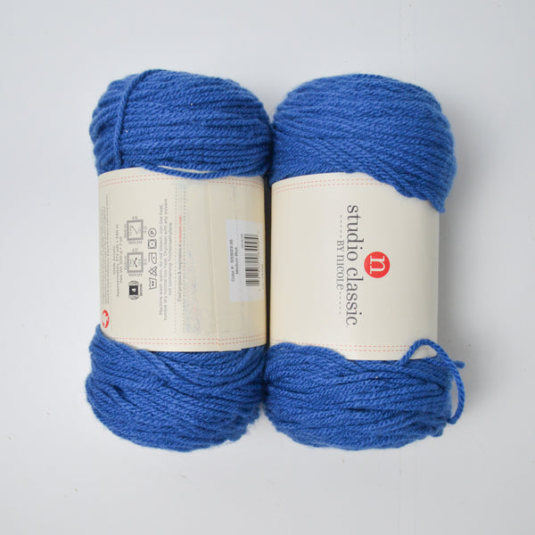 Medium Blue Nicole Studio Classic Acrylic Yarn - 2 Skeins