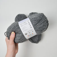 Dark Gray Basic Stitch Acrylic Yarn - 3 Skeins