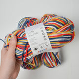 Colorful Variegated Basic Stitch Acrylic Yarn - 3 Skeins
