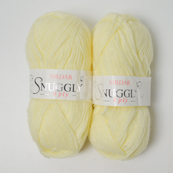Yellow Sirdar Snuggly Yarn - 2 Skeins