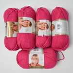 Hot Pink Vanna's Choice Yarn - 5 Skeins