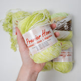 Green Cotton Yarn - 6 Skeins