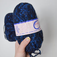 Blue Opal Tweed Wool, Viscose + Rayon Blend Yarn - 3 Skeins