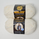 Sparkly White Lion Brand Wool-Ease Worsted Yarn - 2 Skeins