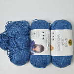 Blue Lion Brand Jeans Yarn - 3 Skeins + Extra